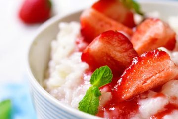 Rice with Strawberries
