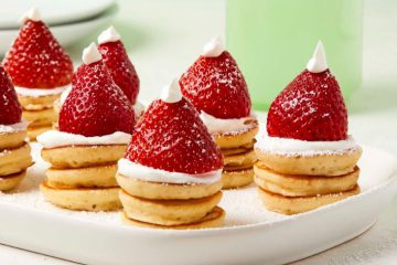 Santa Hat Pancakes