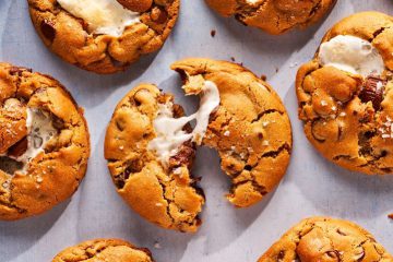 S’mores Stuffed Cookies