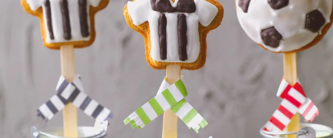 Soccer Ball Cake Pops with Espresso