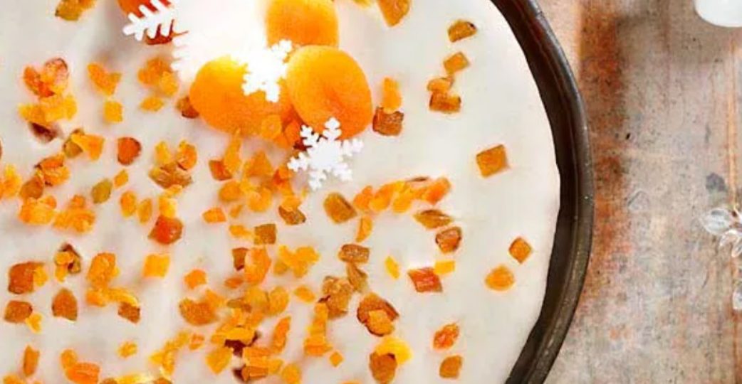 Spiced Orange Cake with Dried Apricot Twist