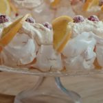 Spiced Pavlova Wreath with Cinnamon Cream