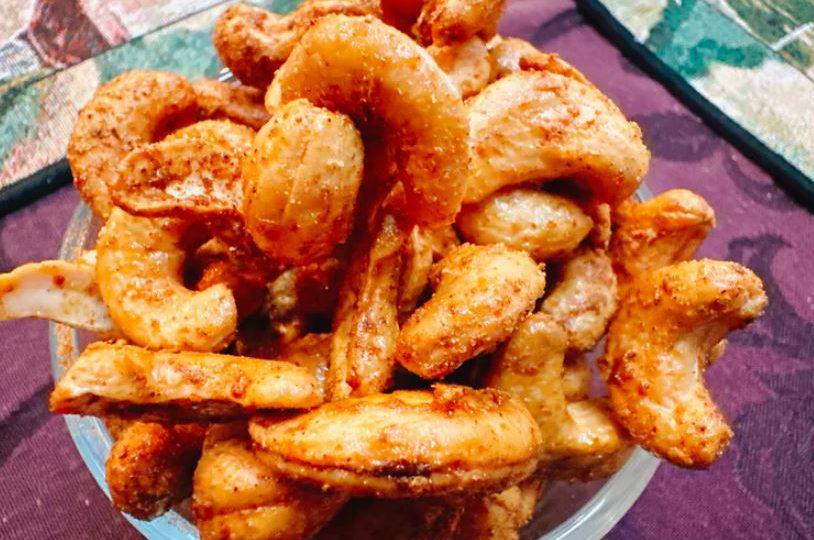 Spicy Maple Cashews