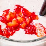 Strawberry Smoothie with Oatmeal