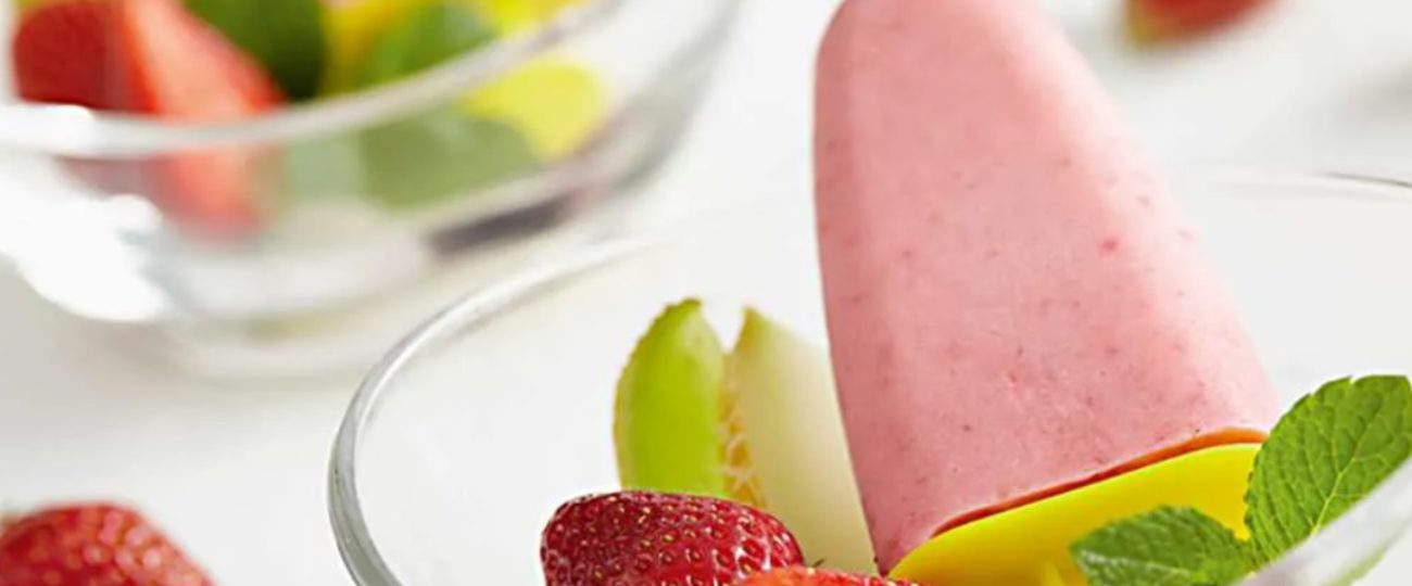 Strawberry-Yogurt Ice Cream