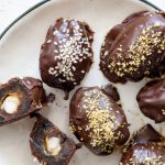 Stuffed Dates in Chocolate