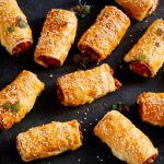 Sweet Potato & Feta 'Sausage' Rolls