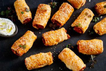 Sweet Potato & Feta ‘Sausage’ Rolls