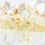 Traditional Lemon Cake with Meringues
