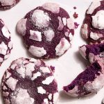 Ube Crinkle Cookies