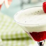 Vanilla-Raspberry Smoothie with Basil