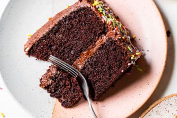 Vegan Chocolate Birthday Cake