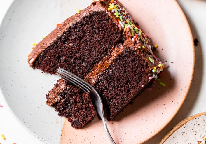 Vegan Chocolate Birthday Cake