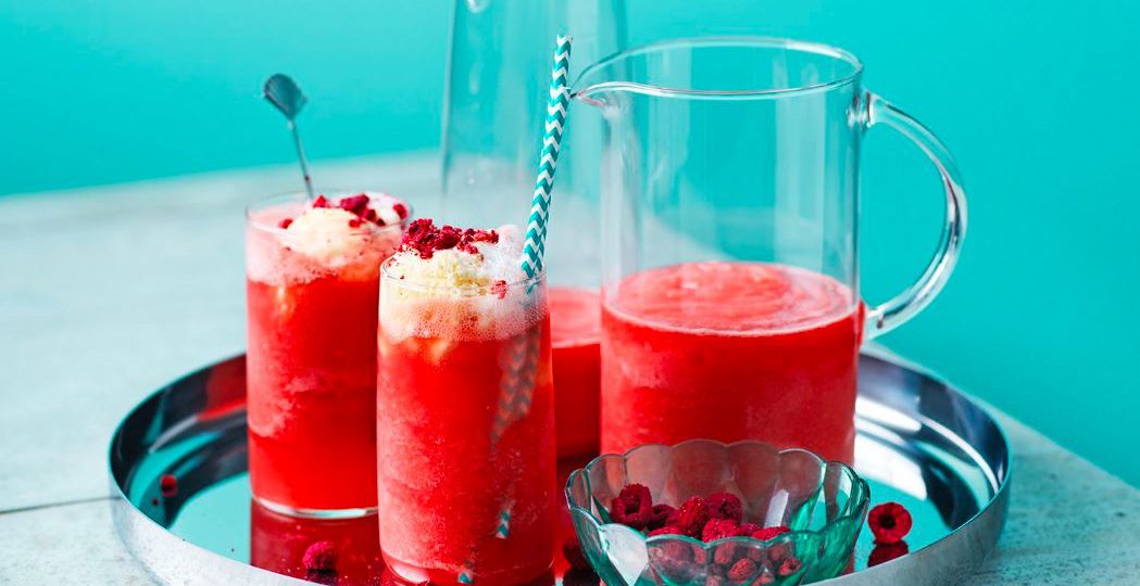 Watermelon Frosé Ice Cream Float