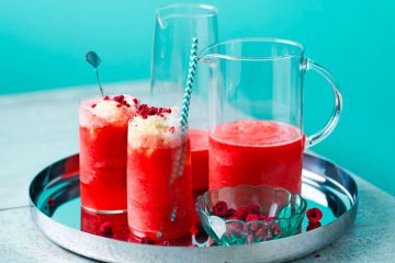 Watermelon Frosé Ice Cream Float