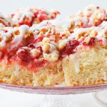 Yeast Cake with Strawberries