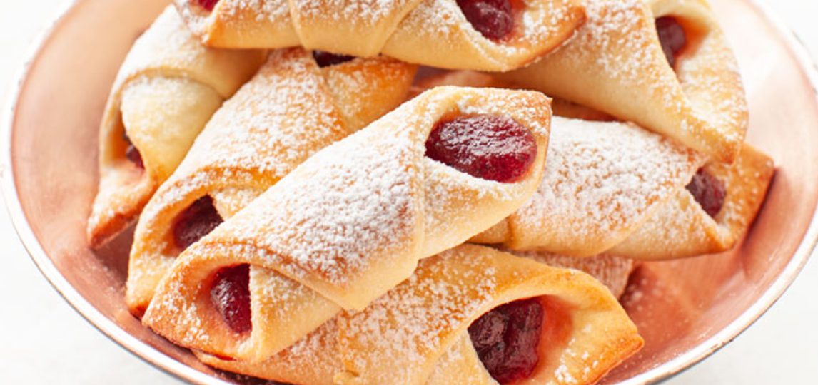 Yeast-Raised Jam Thumbprint Cookies