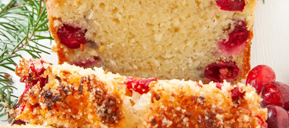 Yogurt Cake with Cranberries