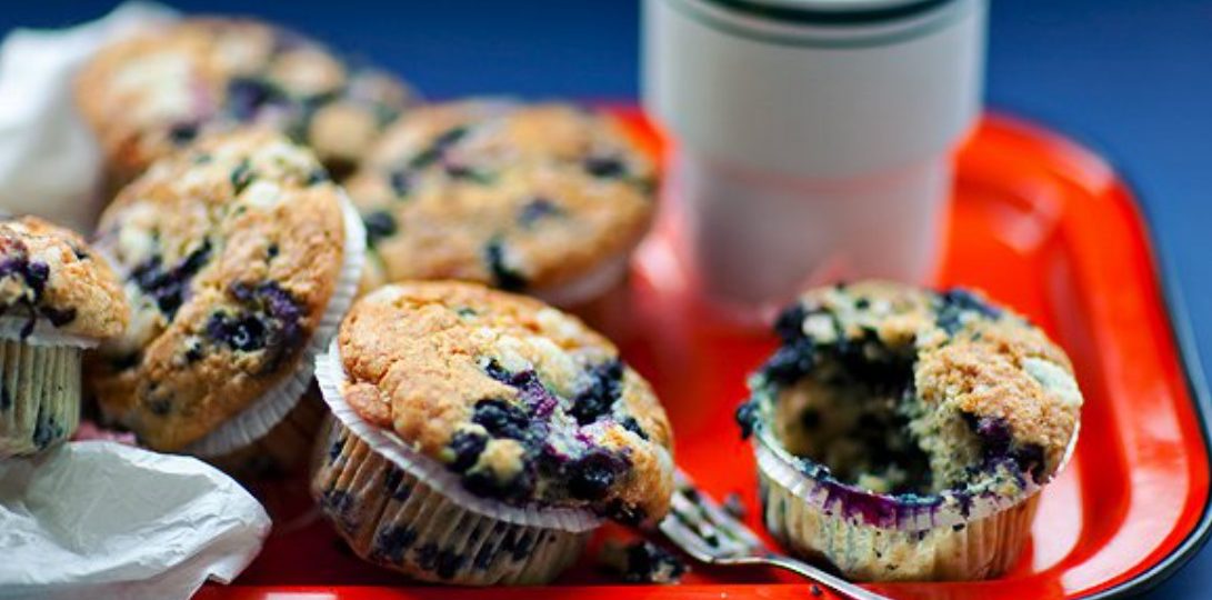 Blueberry and Bran Muffins