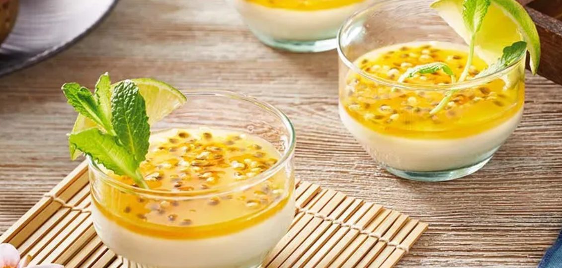 Coconut Panna Cotta with an Asian Twist