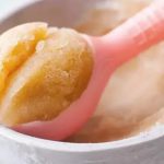 Green tea and lime sorbet