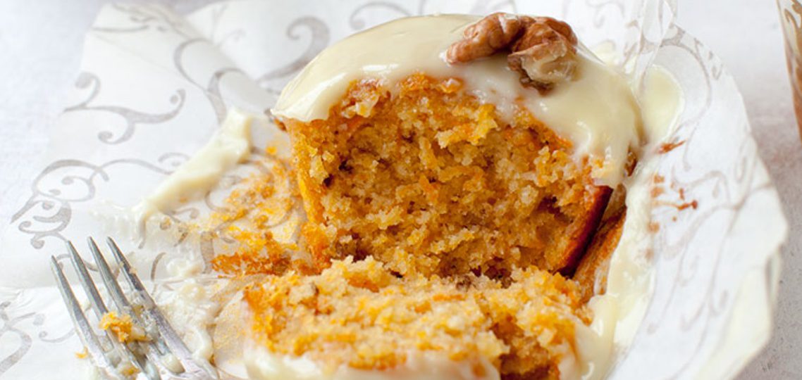 Honey carrot muffins