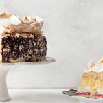 Royal cake with strawberries