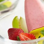 Strawberry yogurt popsicles