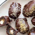 Stuffed Dates in Chocolate