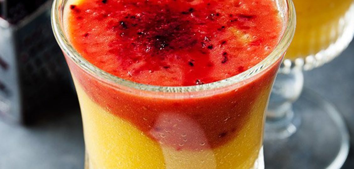 Two-Tone Mango Smoothie